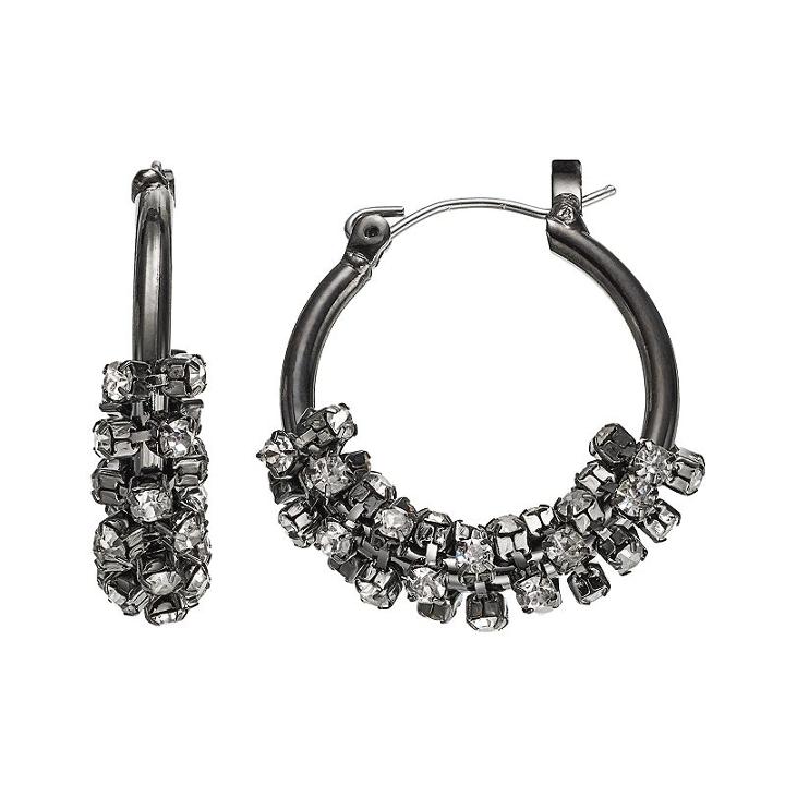 Simply Vera Vera Wang Hoop Earrings, Girl's, White Oth