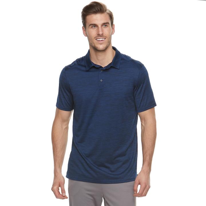 Big & Tall Tek Gear&reg; Dry Tek Regular-fit Performance Polo, Men's, Size: 3xl Tall, Blue