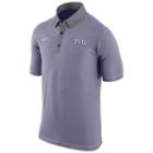 Men's Nike Tcu Horned Frogs Microstripe Dri-fit Polo, Size: Medium, Multicolor