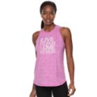 Women's Tek Gear&reg; Performance Graphic Tank, Size: Xl, Med Purple