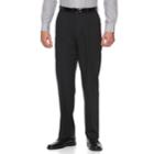 Big & Tall Croft & Barrow&reg; Essential Classic-fit Flat-front Dress Pants, Men's, Size: 44x34, Black