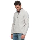 Men's Zeroxposur Fleece Quarter-zip Pullover, Size: Medium, Med Grey