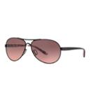 Oakley Feedback Oo4079 59mm Ysc Breast Cancer Awareness Aviator Gradient Sunglasses, Women's, Black