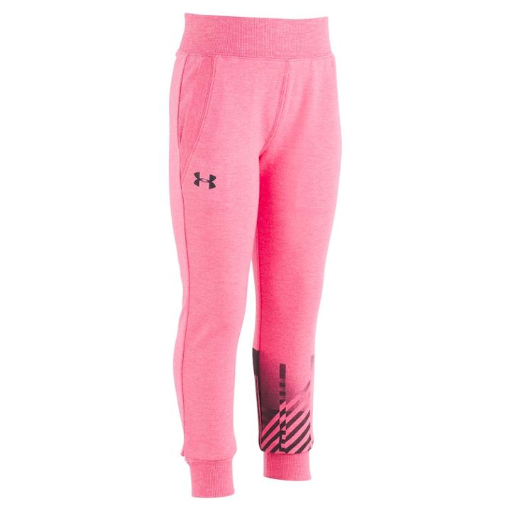 Toddler Girl Under Armour Graphic Jogger Pants, Size: 2t, Brt Pink