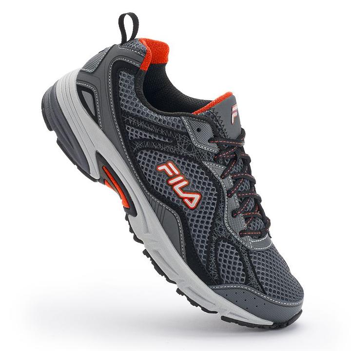 Fila&reg; Windshift 15 Men's Running Shoes, Size: 10, Light Grey