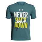 Boys 8-20 Under Armour Never Back Down Tee, Size: Large, Gold
