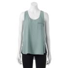Juniors' My Michelle Zipper Accent Tank Top, Girl's, Size: Xs, Blue Other