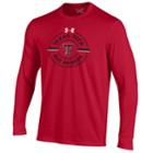 Men's Under Armour Texas Tech Red Raiders Charged Long-sleeve Tee, Size: Small, Multicolor