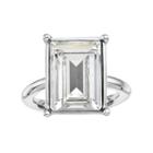 Simply Vera Vera Wang Ring With Swarovski Crystals, Women's, Size: 8, White