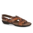 Naturalsoul By Naturalizer Laden Women's Woven Slingback Sandals, Size: Medium (6), Dark Brown