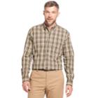 Men's Arrow Trail Blazer Classic-fit Plaid Button-down Shirt, Size: Medium, Dark Green