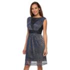 Petite Chaya Lace V-neck Dress, Women's, Size: 10 Petite, Blue (navy)