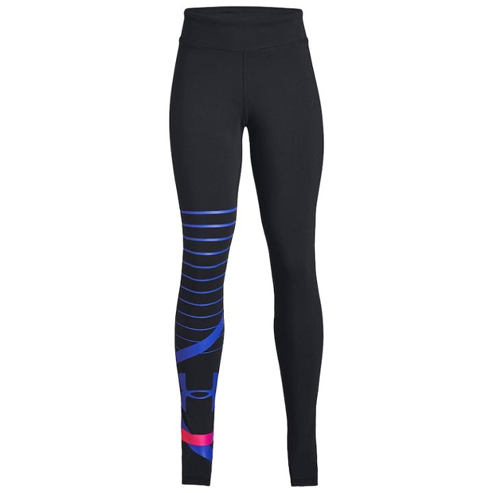 Girls 7-16 Under Armour Finale Knit Athletic Leggings, Size: Large, Black