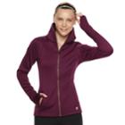Women's Fila Sport&reg; Fleece Thumb Hole Jacket, Size: Large, Med Purple