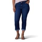 Plus Size Lee Total Freedom Kilee Capri Jeans, Women's, Size: 22 - Regular, Dark Blue