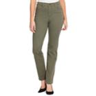 Women's Gloria Vanderbilt Amanda Classic Tapered Jeans, Size: 2 - Regular, Med Green