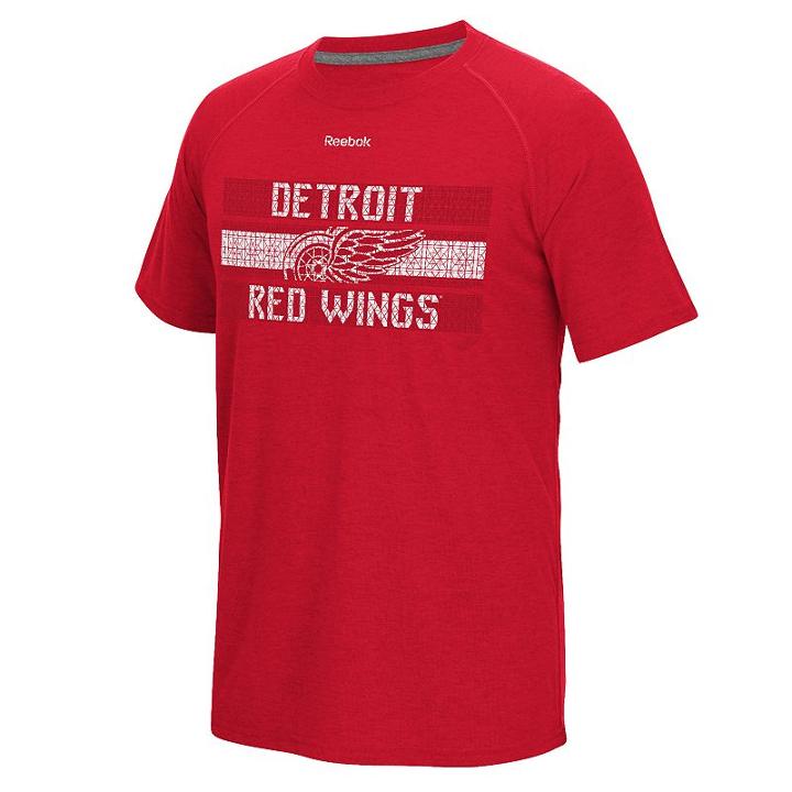 Men's Reebok Detroit Red Wings Name In Lights Tee, Size: Large