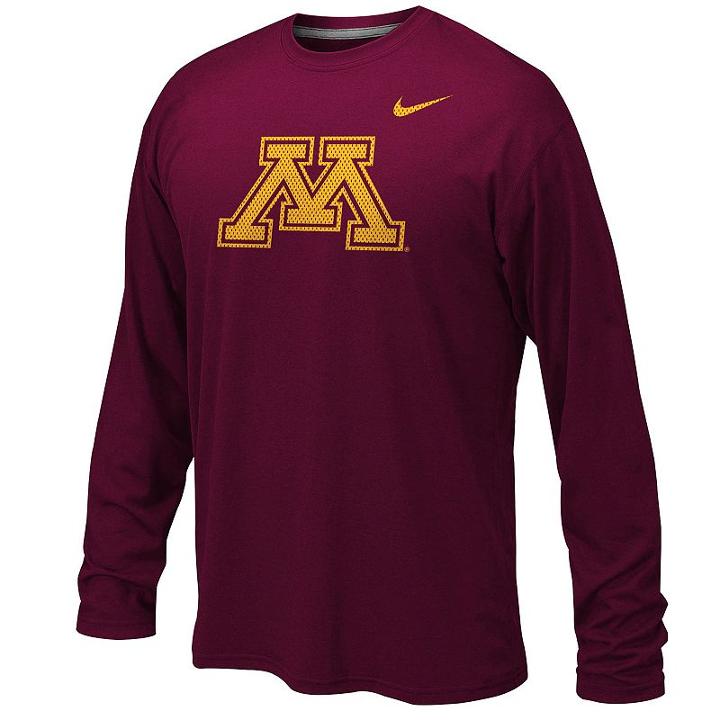 Boys 8-20 Nike Minnesota Golden Gophers Legend Tee, Boy's, Size: Xl, Red