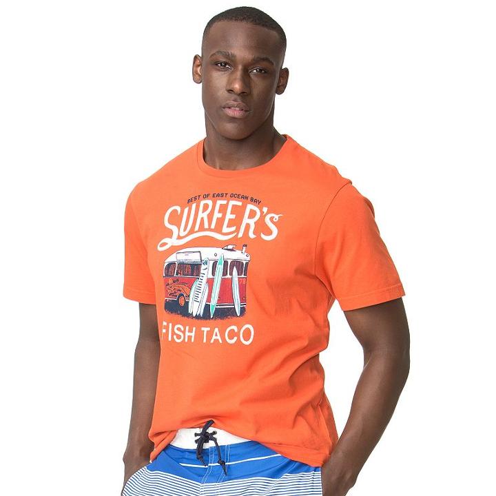Men's Chaps Graphic Tee, Size: Xxl, Orange