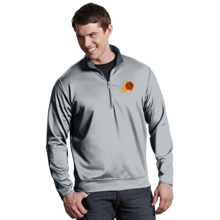 Men's Antigua Phoenix Suns Leader Pullover, Size: Xl, Silver