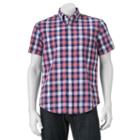Men's Sonoma Goods For Life&trade; Modern-fit Poplin Button-down Shirt, Size: Xxl, Med Red
