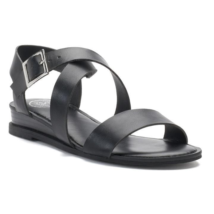 So&reg; Dory Women's Sandals, Size: Medium (7.5), Black