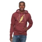 Men's The Flash Logo Hoodie, Size: Xl, Brown