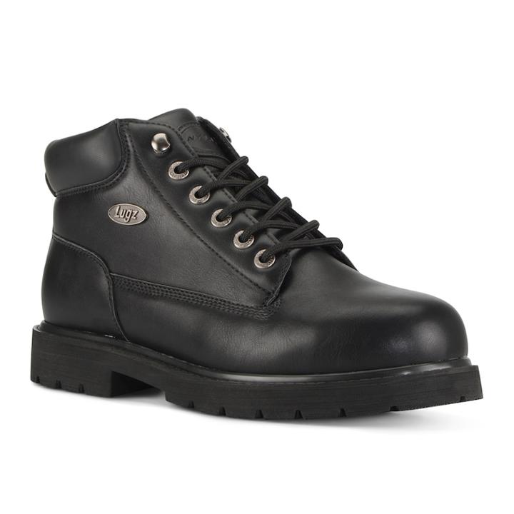 Lugz Drifter Mid Men's Steel Toe Work Boots, Size: Medium (9.5), Black