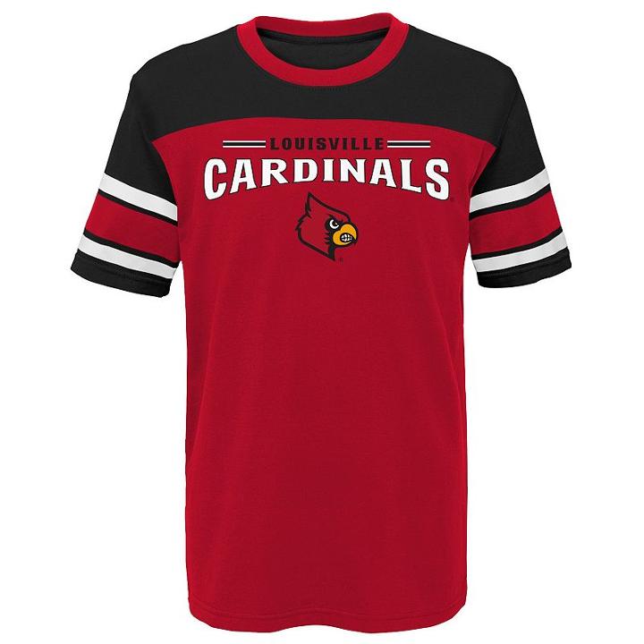 Boys 4-7 Louisville Cardinals Loyalty Tee, Size: L 7, Dark Red