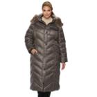 Plus Size Apt. 9&reg; Quilted Hooded Puffer Jacket, Women's, Size: 2xl, Grey Other