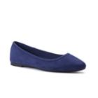 So&reg; Hitide Women's Pointed Toe Flats, Size: Medium (7), Blue (navy)