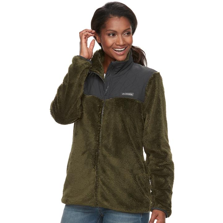 Women's Columbia Havenwood Fleece Jacket, Size: Large, Green