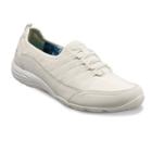 Skechers Unity Flat Knit Zipper Women's Slip On Shoes, Size: 9.5, White