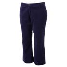 Lc Lauren Conrad Runway Collection Wide-leg Ankle Corduroy Pants - Plus Size, Women's, Size: 20 W, Dark Blue