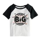 Baby Boy Jumping Beans&reg; Graphic Raglan Tee, Size: 24 Months, White