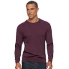 Men's Sonoma Goods For Life&trade; Coolmax Classic-fit Crewneck Sweater, Size: Xl, Dark Red