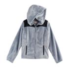 Girls 7-16 & Plus Size So&reg; Hooded Sherpa Zip-up Jacket, Size: 20 1/2, Grey