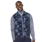 Men's Chaps Classic-fit Sport Microfleece Vest, Size: Small, Blue