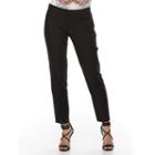Petite Apt. 9&reg; Torie Slim Ankle Pants, Women's, Size: 10 Petite, Black