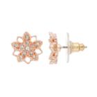 Lc Lauren Conrad Openwork Nickel Free Flower Stud Earrings, Women's, Light Pink
