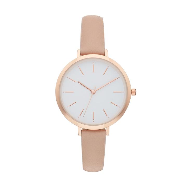 Women's Slim Band Dress Watch, Size: Medium, Pink