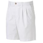 Men's Croft & Barrow&reg; True Comfort Classic-fit Stretch Pleated Shorts, Size: 36, White