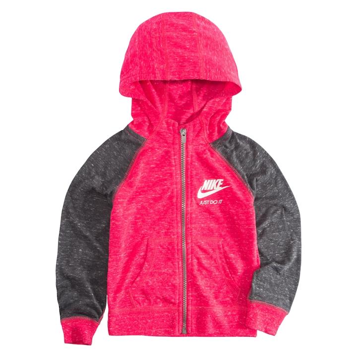 Toddler Girl Nike Space-dye Hoodie, Size: 3t, Med Pink