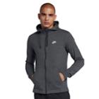 Men's Nike Full-zip Jersey Hoodie, Size: Large, Grey