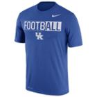 Men's Nike Kentucky Wildcats Dri-fit Football Tee, Size: Medium, Multicolor