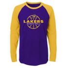 Boys 4-18 Los Angeles Lakers Destroyer Tee, Size: 16-18, Purple