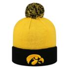 Adult Top Of The World Iowa Hawkeyes Pom Knit Hat, Adult Unisex, Gold