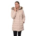 Women's Fleet Street Quilted Down Jacket, Size: Large, Beig/green (beig/khaki)