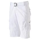 Men's Xray Belted Cargo Shorts, Size: 32, White