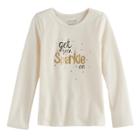 Girls 4-10 Jumping Beans&reg; New Year's Graphic Tee, Size: 4, White Oth